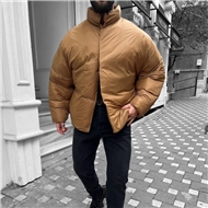 Turkish design oversized cropped puffer jacket