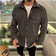 Mens thick shirt with two pockets